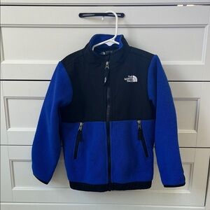The North Face Black and Blue Fleece Jacket